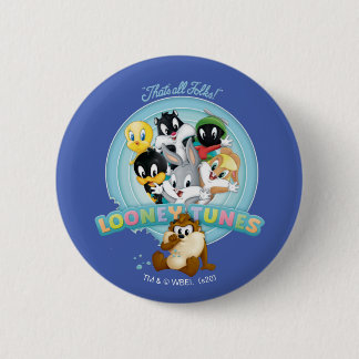 Badge Rond 5 Cm Logo Baby LOONEY TUNES™ | C'est fini les amis
