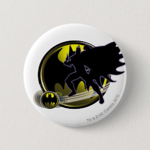 Badge Rond 5 Cm Logo Batman et Circle