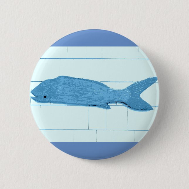 Badge Rond 5 Cm logo bleu (Devant)