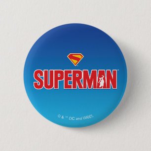 Badge Rond 5 Cm Logo classique Superman Bold