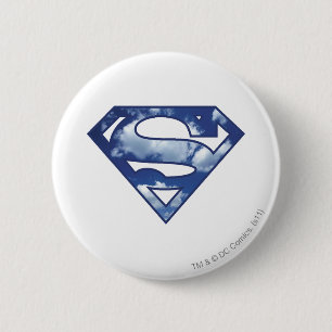 Badge Rond 5 Cm Logo Cloud Supergirl