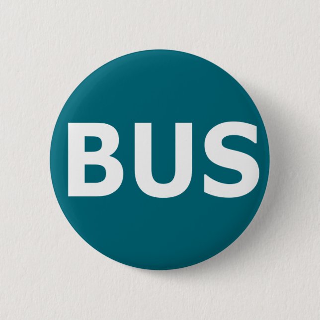 Badge Rond 5 Cm Logo d'AUTOBUS - Blau (Devant)