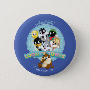 Badge Rond 5 Cm Logo de Baby Looney Tunes   C'est tous les gens