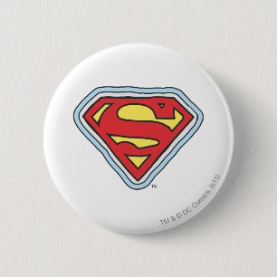 Badge Rond 5 Cm Logo de bande dessinée Supergirl