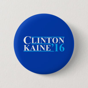 Badge Rond 5 Cm Logo de campagne de Clinton Kaine
