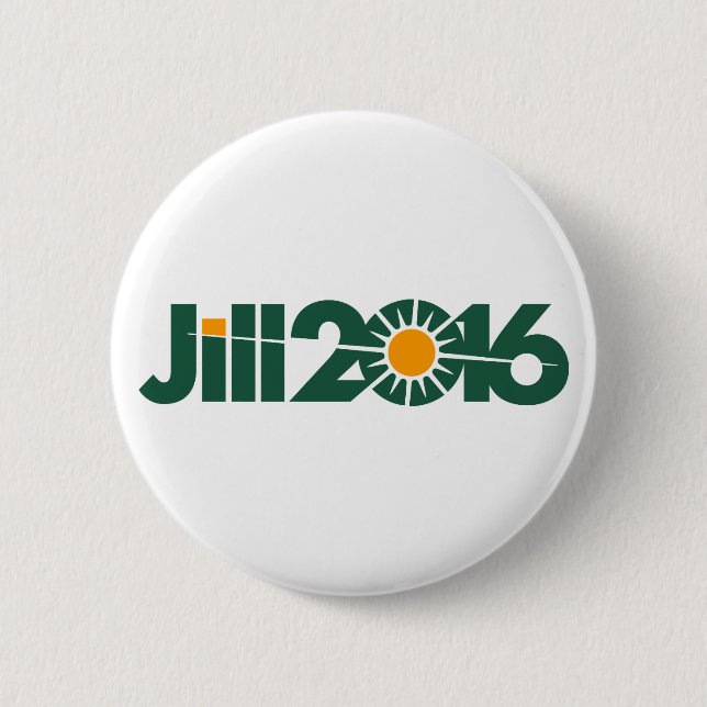 Badge Rond 5 Cm Logo de campagne de Jill Stein (Devant)