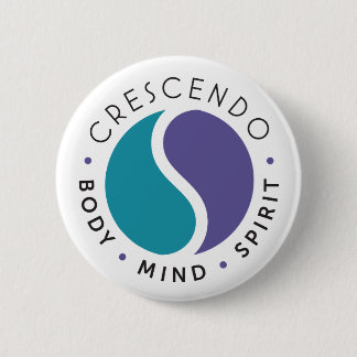 Badge Rond 5 Cm Logo de crescendo