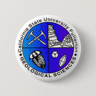 Badge Rond 5 Cm Logo de département de géologie