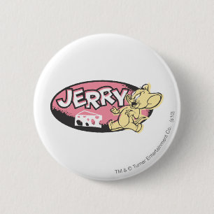 Badge Rond 5 Cm Logo de fromage de Jerry