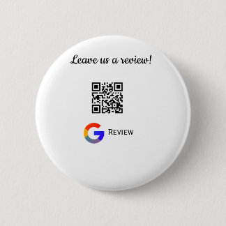 Badge Rond 5 Cm logo de l'entreprise de révision Google Scan QR ré