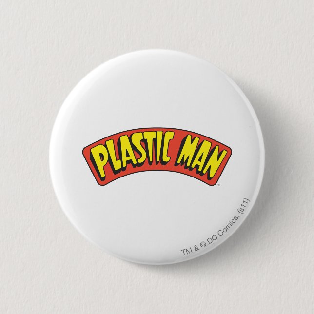 Badge Rond 5 Cm Logo de l'homme en plastique (Devant)
