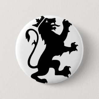 Badge Rond 5 Cm Logo de lion