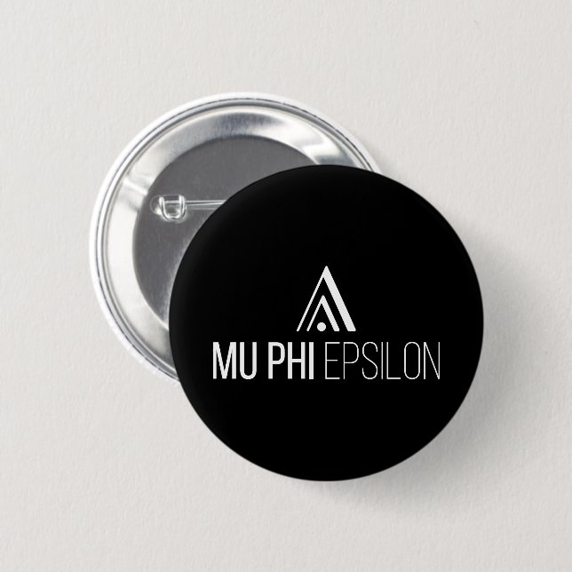 Badge Rond 5 Cm Logo de Mu Phi Epsilon (Devant & derrière)