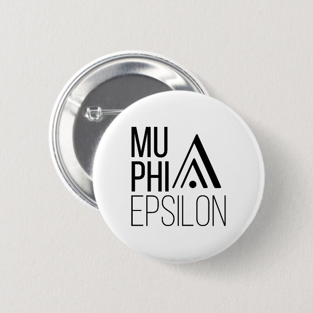 Badge Rond 5 Cm Logo de Mu Phi Epsilon (Devant & derrière)