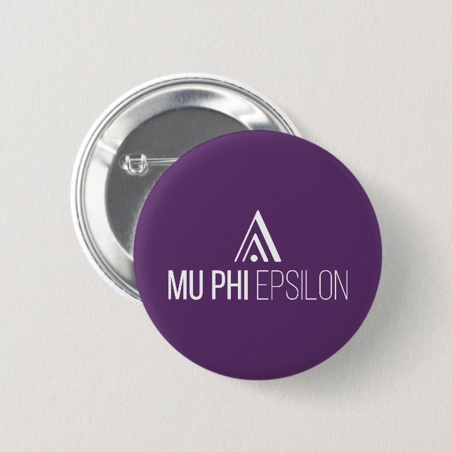 Badge Rond 5 Cm Logo de Mu Phi Epsilon (Devant & derrière)