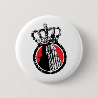 Badge Rond 5 Cm Logo de pourcentage de ville