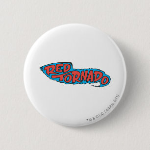 Badge Rond 5 Cm Logo de Red Tornado