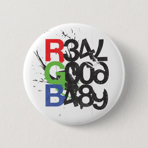 Badge Rond 5 Cm Logo de RGBaby