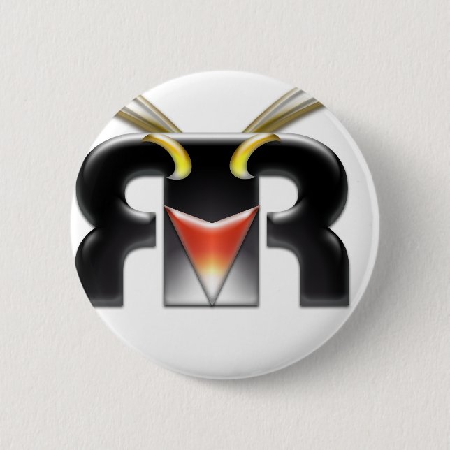 Badge Rond 5 Cm Logo de Rockhopper VFX (Devant)
