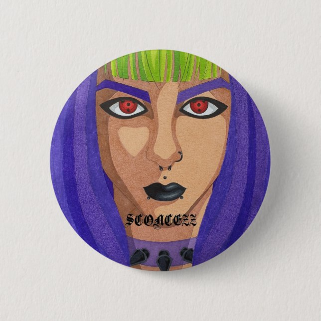 Badge Rond 5 Cm logo de sconczz (Devant)