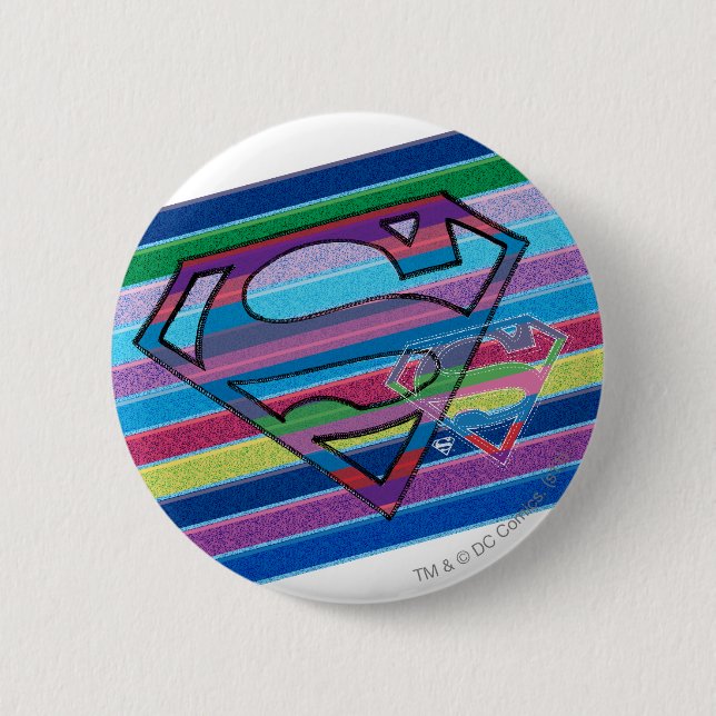 Badge Rond 5 Cm Logo de Supergirl (Devant)