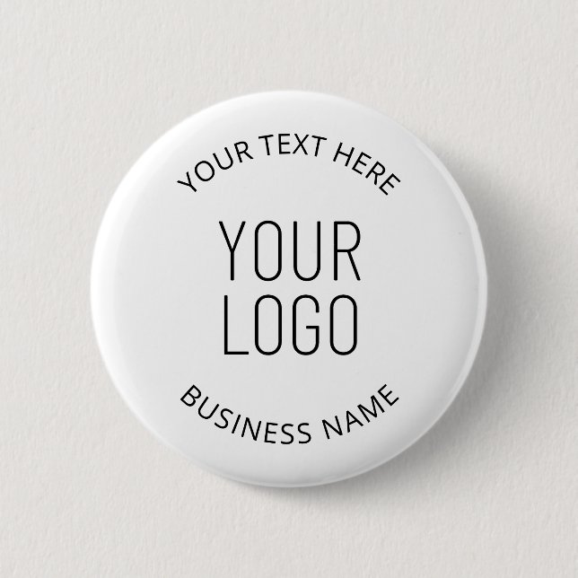 Badge Rond 5 Cm Logo de votre entreprise et message personnalisabl (Devant)