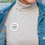 Badge Rond 5 Cm Logo d'entreprise personnalisé<br><div class="desc">Personnalisez un bouton avec ce modèle de logo simple et minimaliste,  et faites la promotion de votre entreprise ou de votre entreprise pour augmenter les prospects et générer plus de ventes. Ajoutez votre logo,  Si vous avez besoin d'aide ou d'éléments correspondants,  contactez-moi</div>