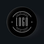 Badge Rond 5 Cm Logo d'entreprise personnalisée moderne marque com<br><div class="desc">Logo d'entreprise personnalisée moderne marque commerciale</div>