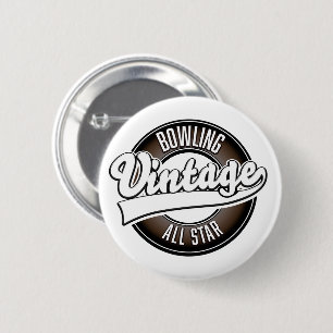 Badge Rond 5 Cm Logo d'étoile vintage dansant