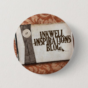 Badge Rond 5 Cm Logo d'inspirations d'encrier encastré