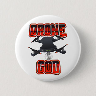 Badge Rond 5 Cm logo Drone God