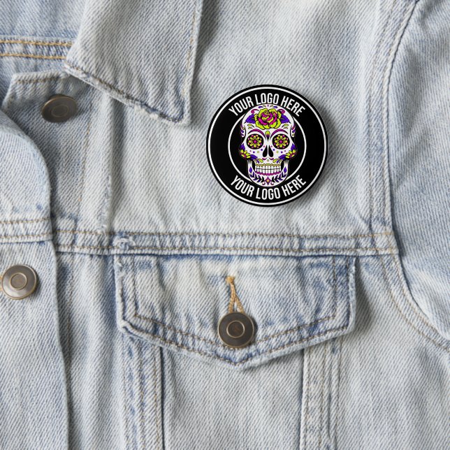 Badge Rond 5 Cm Logo du Cercle du Roller Derby (En situation)