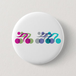 Badge Rond 5 Cm Logo du cool Bikers