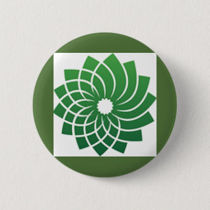 Badge Rond 5 Cm Logo du Parti Vert