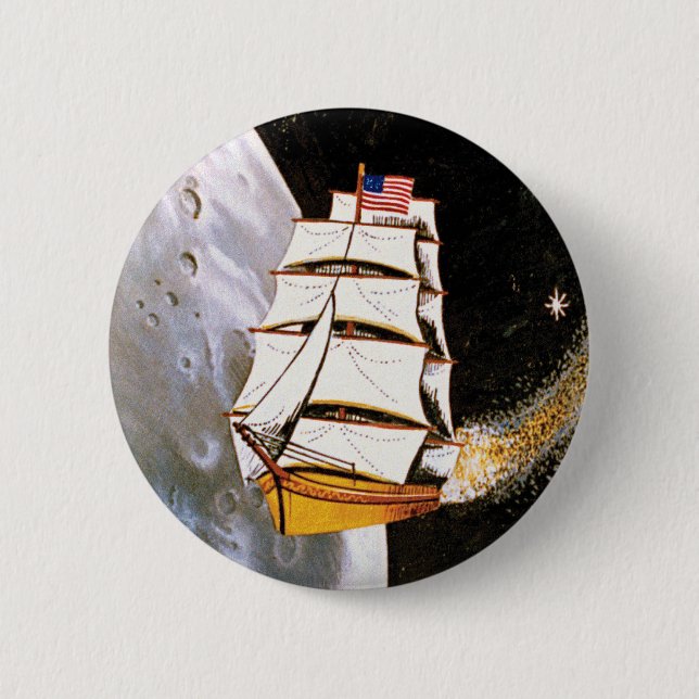 Badge Rond 5 Cm Logo du patch de la mission Apollo 12 (Devant)