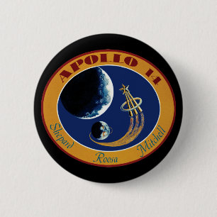 Badge Rond 5 Cm Logo du patch de mission NASA Apollo 14