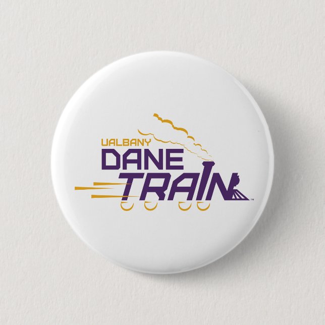 Badge Rond 5 Cm Logo du train UAlbany Dane (Devant)