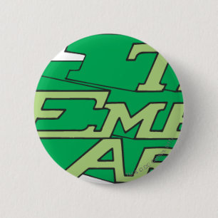 Badge Rond 5 Cm Logo Emerald Archer