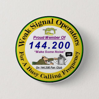 Badge Rond 5 Cm Logo faible de bouton de signal