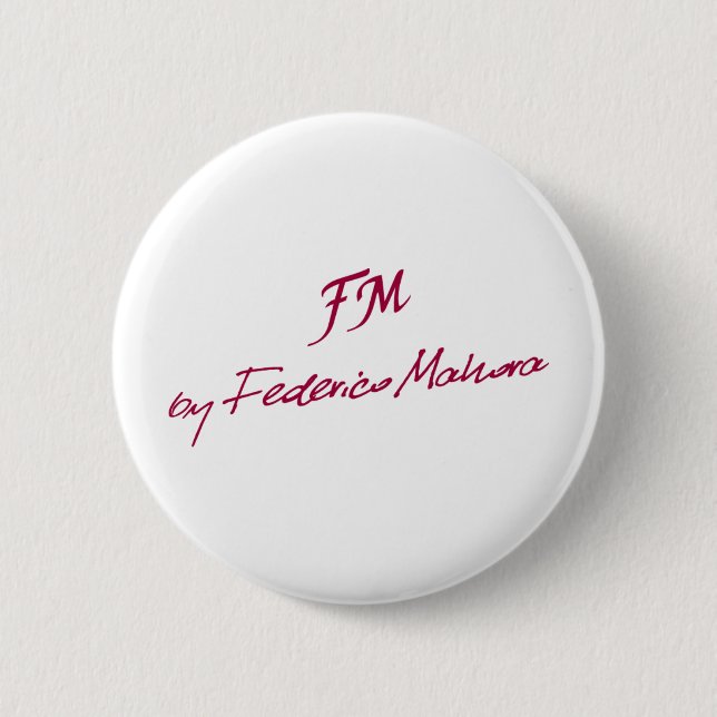 Badge Rond 5 Cm logo [FM PAR FEDERICO MAHORA] (Devant)