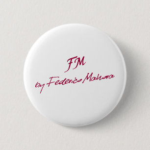 Badge Rond 5 Cm logo [FM PAR FEDERICO MAHORA]