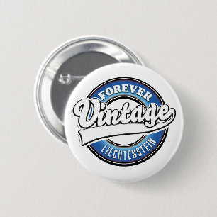 Badge Rond 5 Cm logo forever vintage liechtenstein