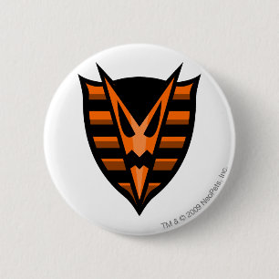 Badge Rond 5 Cm Logo hanté par équipe en bois