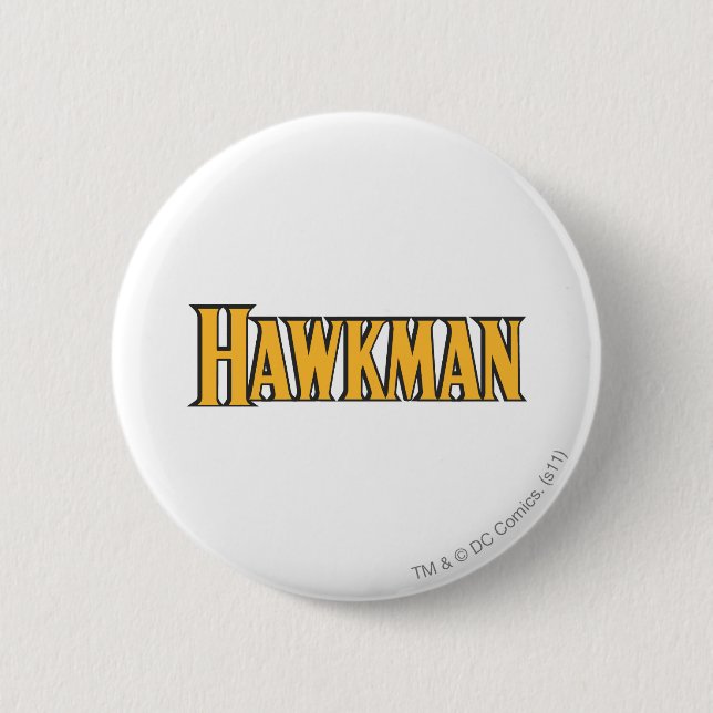 Badge Rond 5 Cm Logo Hawkman (Devant)