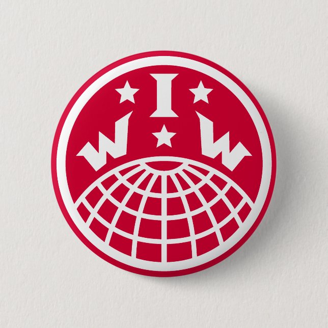 Badge Rond 5 Cm Logo IWW (Devant)