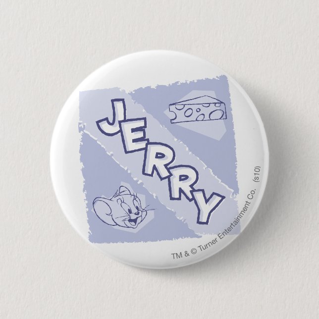 Badge Rond 5 Cm Logo Jerry Blue Cheese (Devant)