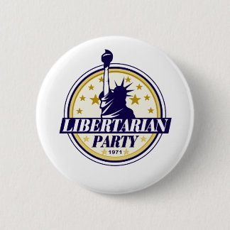 Badge Rond 5 Cm logo libertaire de partie