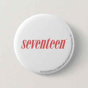 Badge Rond 5 Cm Logo-LtPink dix-sept