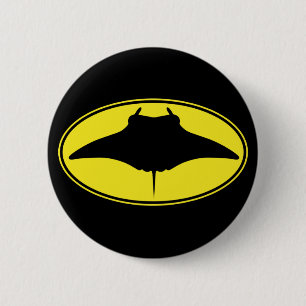 Badge Rond 5 Cm Logo Manta Ray