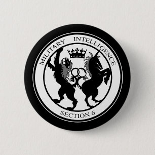 Badge Rond 5 Cm Logo MI6